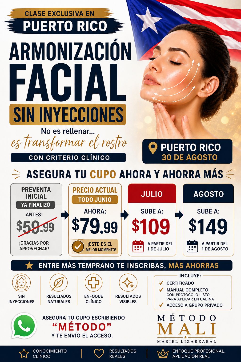 Armonización Facial sin inyecciones (PRE-VENTA)