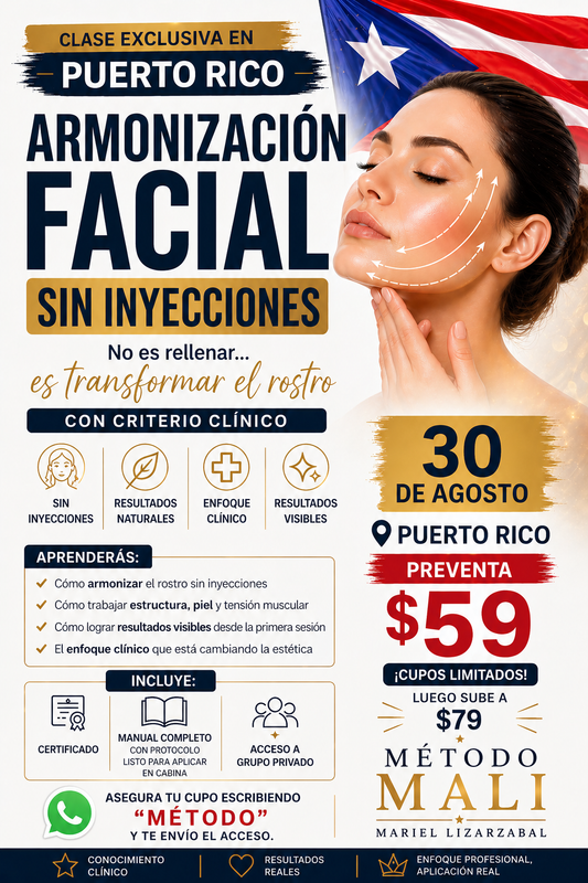 Armonización Facial sin inyecciones ( PREVENTA)