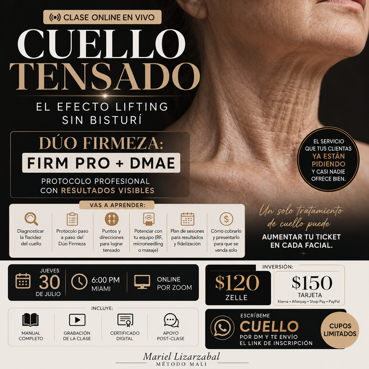 CUELLO TENSADO EFECTO LIFTING ( SIN BISTURÍ )